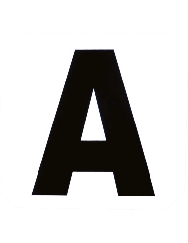 Set de 12 lettres de manège HIPPOTONIC autocollantes