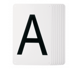 Lettres sur plaque à fixer, 20 x 40 m Waldhausen