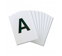 Lettres sur plaque, 20 x 60 m Waldhausen