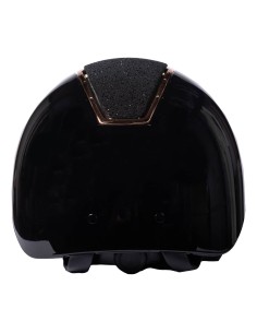 Casco Lady Shield, negro/rosa brillante HKM 2