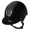Helm Lady Shield schwarz/rosa Brillant HKM