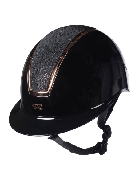 Helm Lady Shield schwarz/rosa Brillant HKM