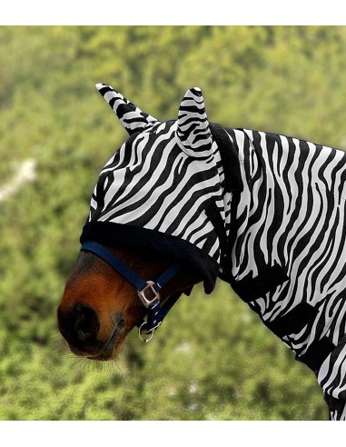 Masque anti-mouches zèbre poney Waldhausen