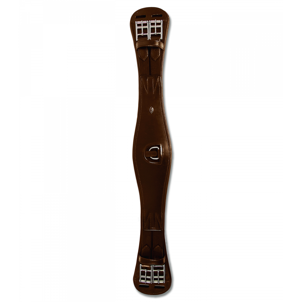 Correa corta de cuero con elástico Waldhausen