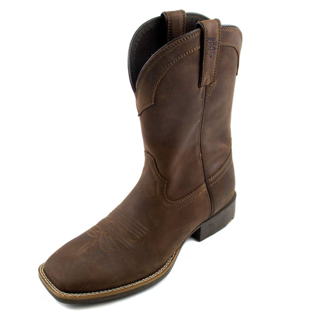 Brad Ren's Westernstiefel mit Tunit-Sohle