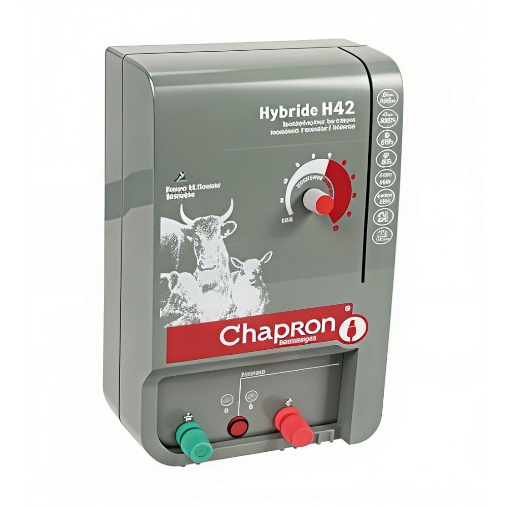 Electrificateur cloture électrique Hybride H42 4.25 joules Chapron