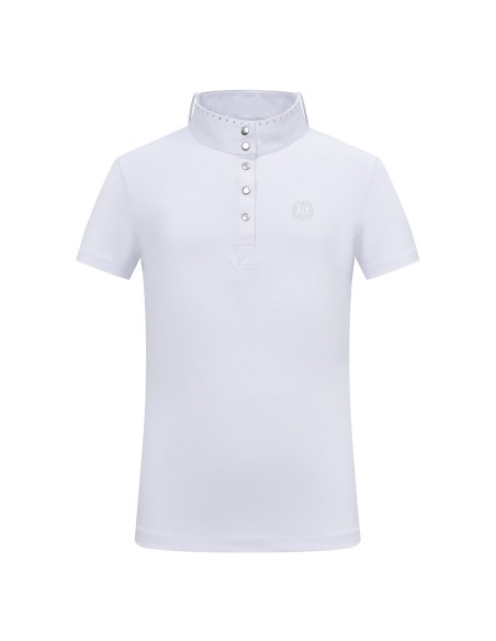 Turnier-Poloshirt Kinder IRHBasic glam