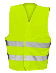 Gilet fluo et réfléchissant de sécurité taille unique