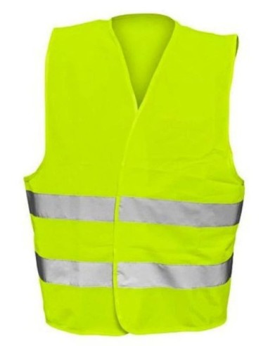 Gilet fluo et réfléchissant de sécurité taille unique