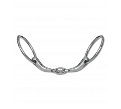 Mors de filet anatomique, double brisure Waldhausen