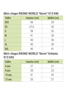 Mini-Chaps RIDING WORLD Kevin Kind 2