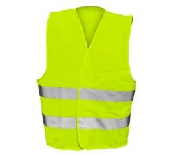 Gilet fluo et réfléchissant de sécurité taille unique