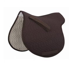 Tapis de selle en forme avec pad de garrot Marron foncé