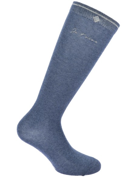 Chaussettes Je t'aime EQUITHÈME - EK-Rose