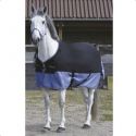 Couverture Equi-Thème Tyrex 600D 0g Noir / Bleu clair