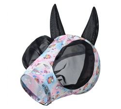 Masque anti-mouches unicorn de l'amour que j'aime pose facile