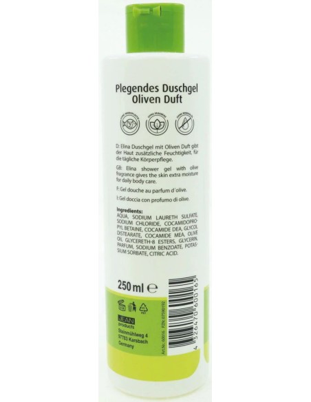 Gel Douche à l'olive verte 250ml