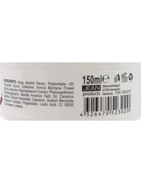 Gel térmico para las extremidades de los caballos