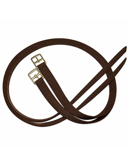 Etrivières synthétiques nylon Marron EE