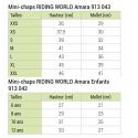 RIDING WORLD Amara Mini-Chaps