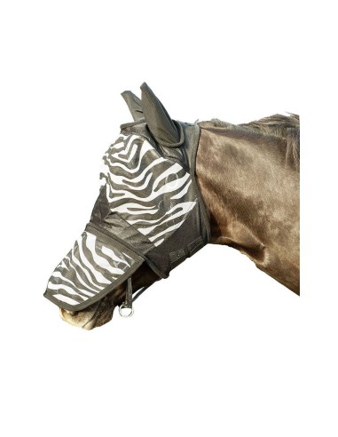 Masque anti-mouches -Zebra-, protection naseaux - HKM