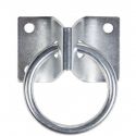 Lot de 10 Anneaux d'attache platine à visser écurie cheval EE