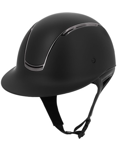 Casque EQUITHÈME Soazy Mat Chrome noir