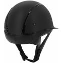Casco EQUITHÈME Soazy, negro brillante mate