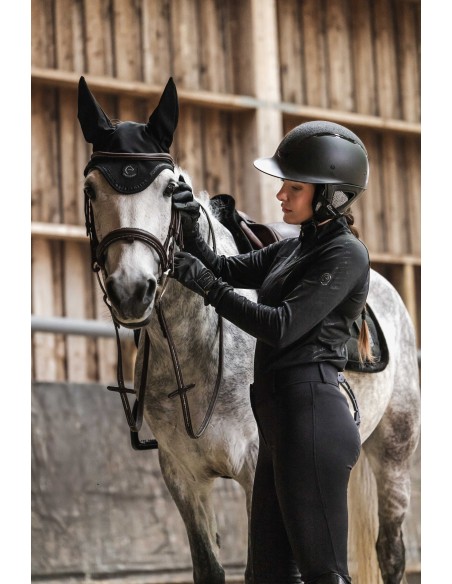 Casco EQUITHÈME Soazy Mat Crystal de tela