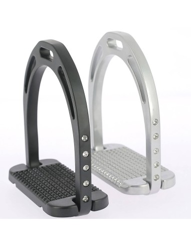 Etriers aluminium strass DMH