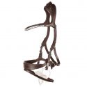 Bridon Freedom II Slide&Lock avec frontal a cristaux Stubben