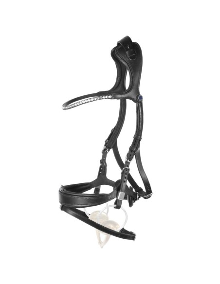 Bridon Freedom II Slide&Lock avec frontal a cristaux Stubben