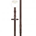 Rênes caoutchouc slimline avec crochet Stubben
