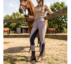 Pantalon femme Laura full check shiny Euro star