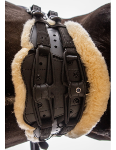 Sangle Equi-Soft® Western avec rembourrage façon peau d'agneau Stubben 2