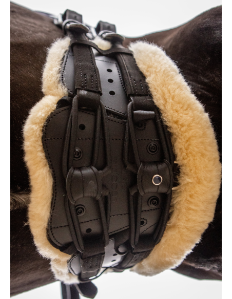 Sangle Equi-Soft® Western avec rembourrage façon peau d'agneau Stubben