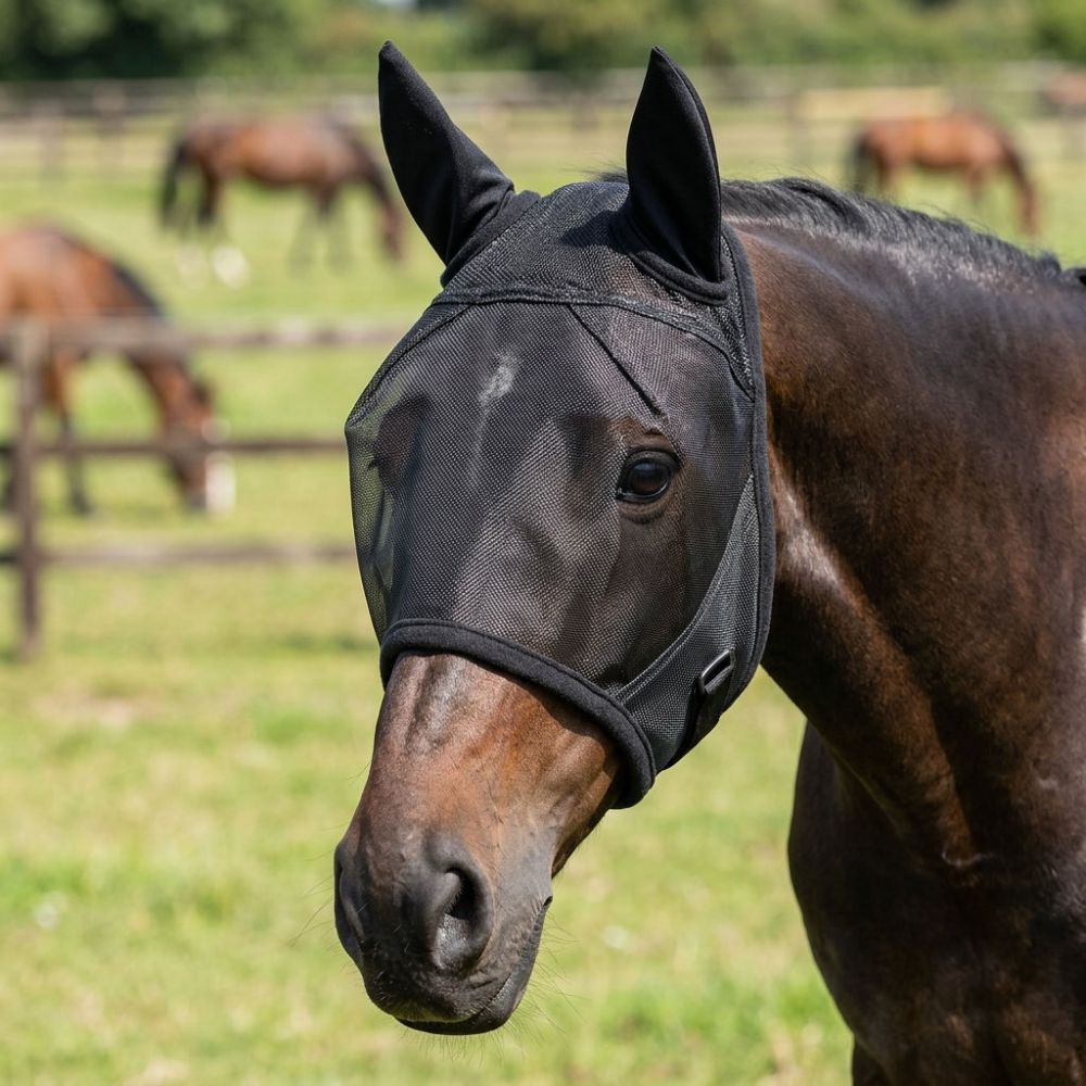 Masque intégral bonnet anti-mouches  Europe Best-Price