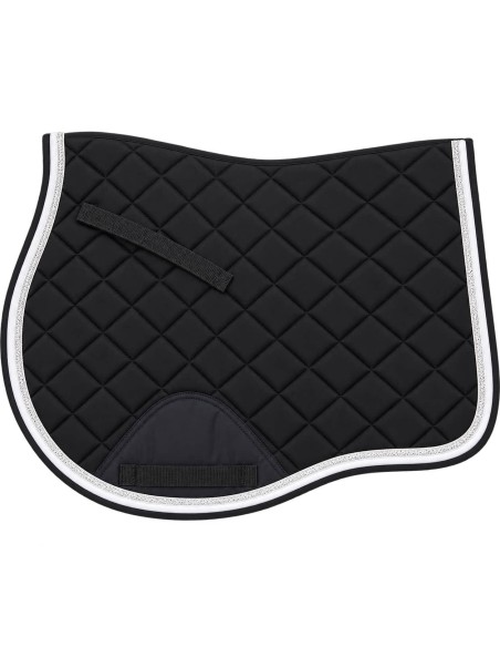 Tapis de selle mixte STARLINE Lami-cell Noir / Blanc