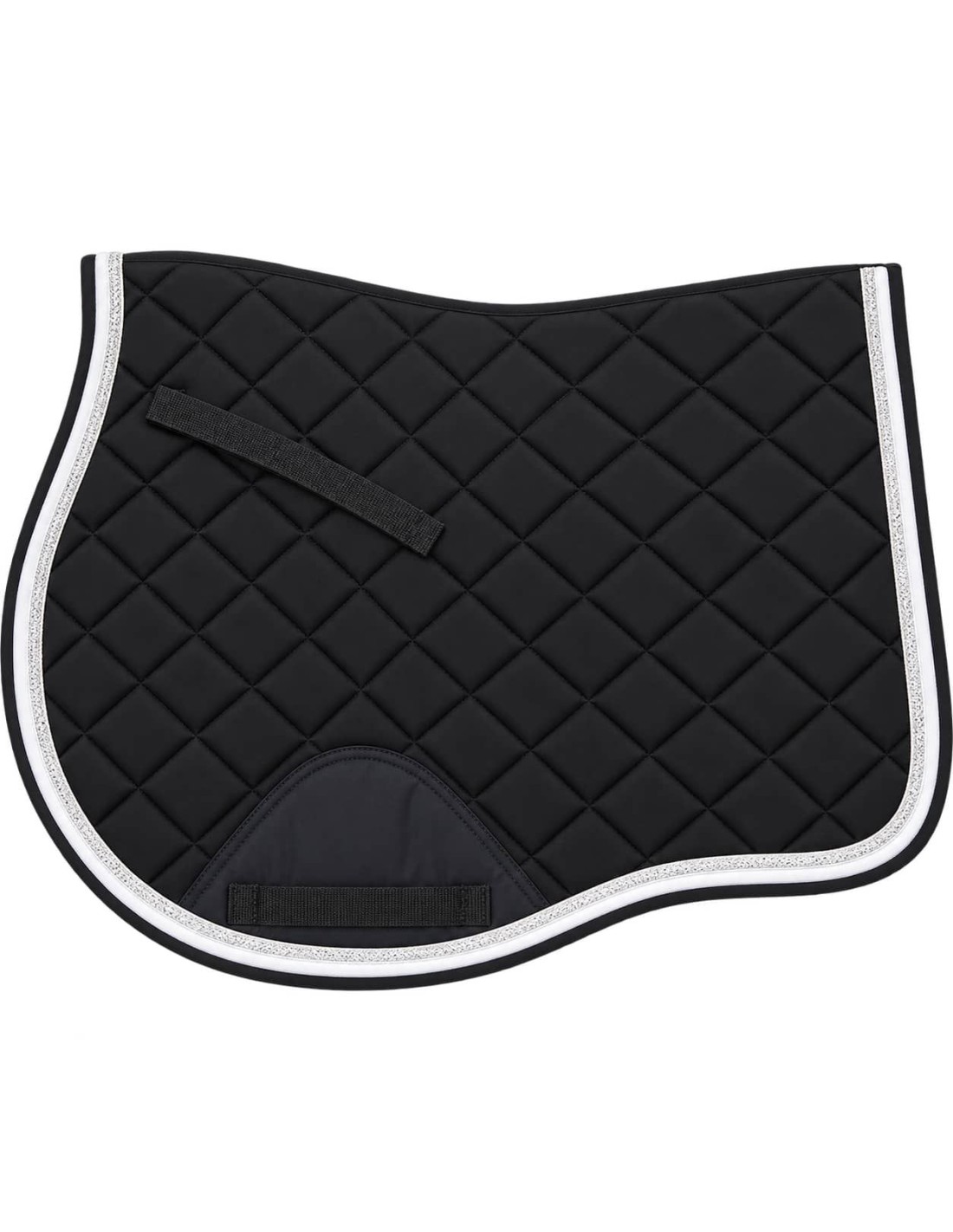 Tapis de selle mixte STARLINE Lami-cell Noir / Blanc