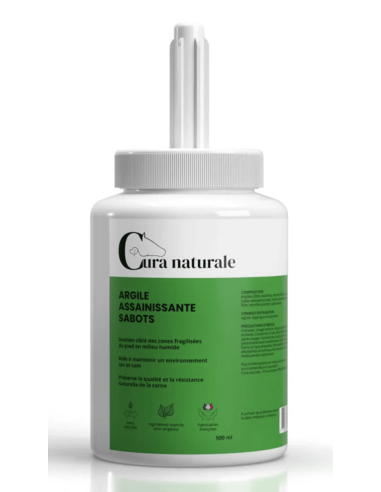 Argile assainissante sabots Cheval Cura Naturale