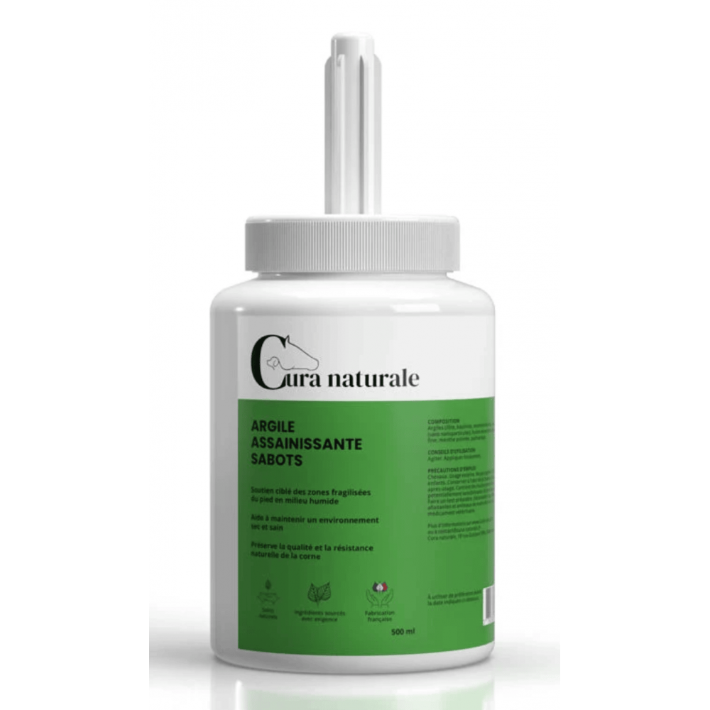 Argile assainissante sabots Cheval Cura Naturale
