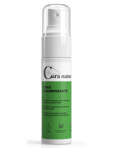 Huile nourrissante robe Cheval Cura Naturale