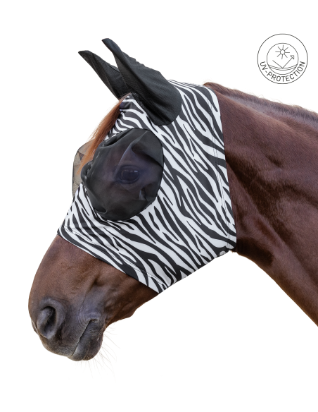 Masque anti-mouches Puck Flex Zebra