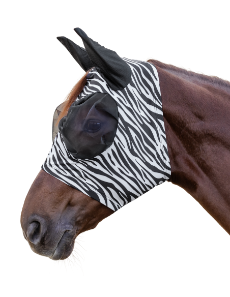 Masque anti-mouches Puck Flex Zebra