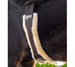 Sangle de selle en cuir Waldhausen avec ECO Wool