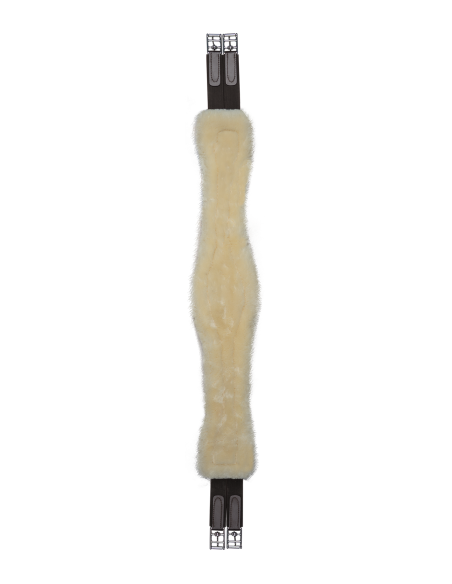 Sangle de selle en cuir Waldhausen avec ECO Wool
