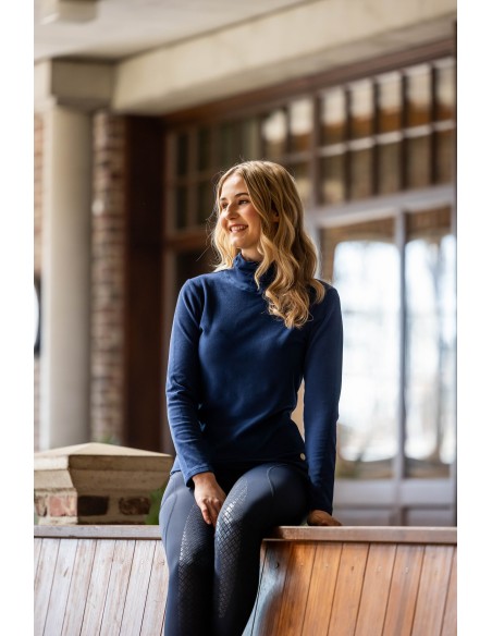Chemise à col roulé Eva- HKM