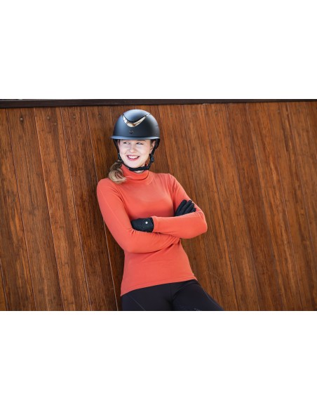 Chemise à col roulé Eva- HKM