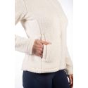 Chaqueta teddy con efecto de piel sintética