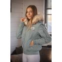 Bomber PENELOPE LEPREVOST "Lyon" Capuche fausse fourrure